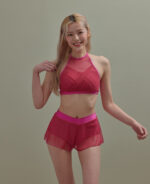 Shishi Mesh Skirt Pants (Pony Pink) - 图片 4