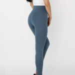 Slash Slim Leggings (Blue Green)